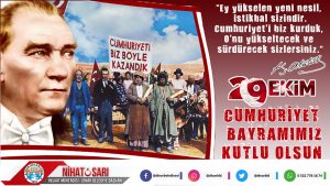 Başkan Sarı, “Cumhuriyet Bayramımız Kutlu Olsun”