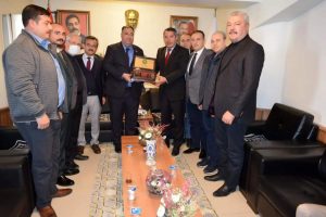 Saffet Acar ve İYİ Parti Heyetinden Esnaf Odalarına ziyaret