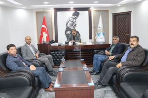 Muhtarlar Başkan Sarı’yı Ziyaret etti