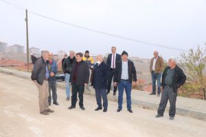 Başkan Sarı, TOKİ 110 konutlara doğalgaz hayırlı olsun