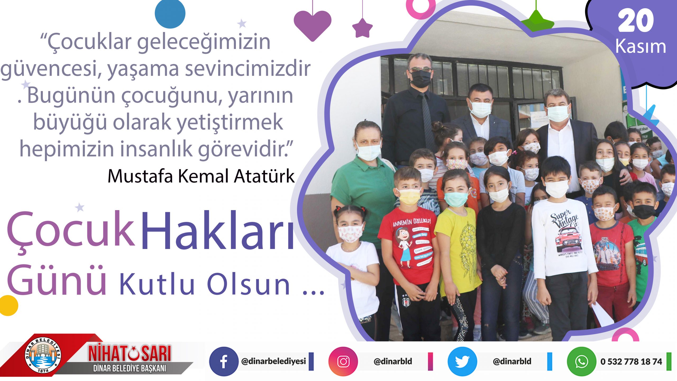 Başkan Sarı, “Çocuk demek gelecek demektir” 1 cocuk haklari gunu mesaji scaled