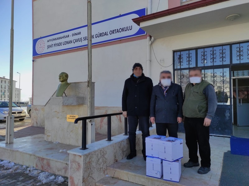 OKULA KAĞIT BAĞIŞI İLE UZLAŞMA SAĞLANDI