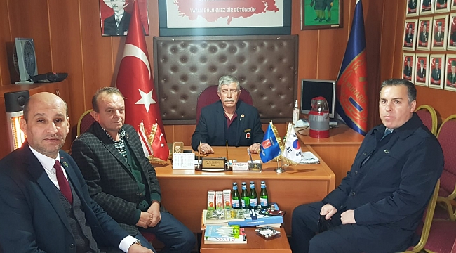 KAYMAKAM KAPANKAYA’DAN MUHARİP GAZİLER DERNEĞİNE  ZİYARET 