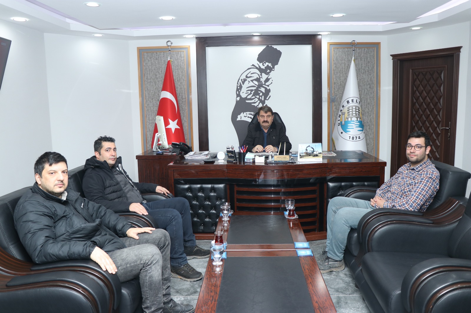 OEDAŞ heyetinden Başkan Sarı’ya teşekkür