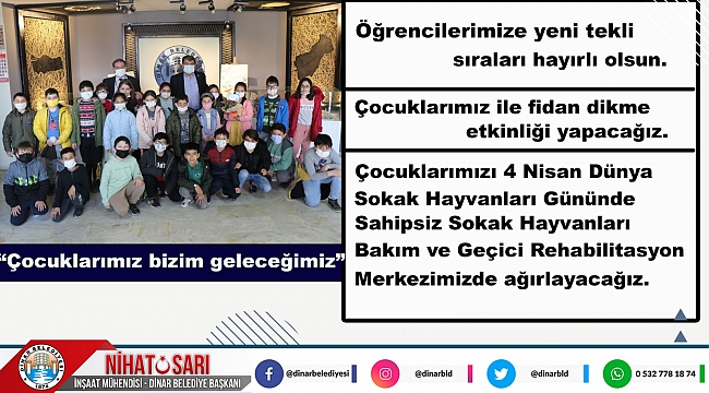 BAŞKAN SARI, “ÇOCUKLARIMIZ BİZİM GELECEĞİMİZ”