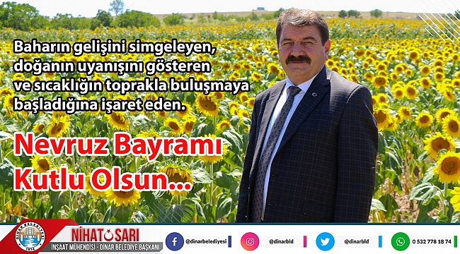 BAŞKAN SARI’DAN NEVRUZ BAYRAMI MESAJI
