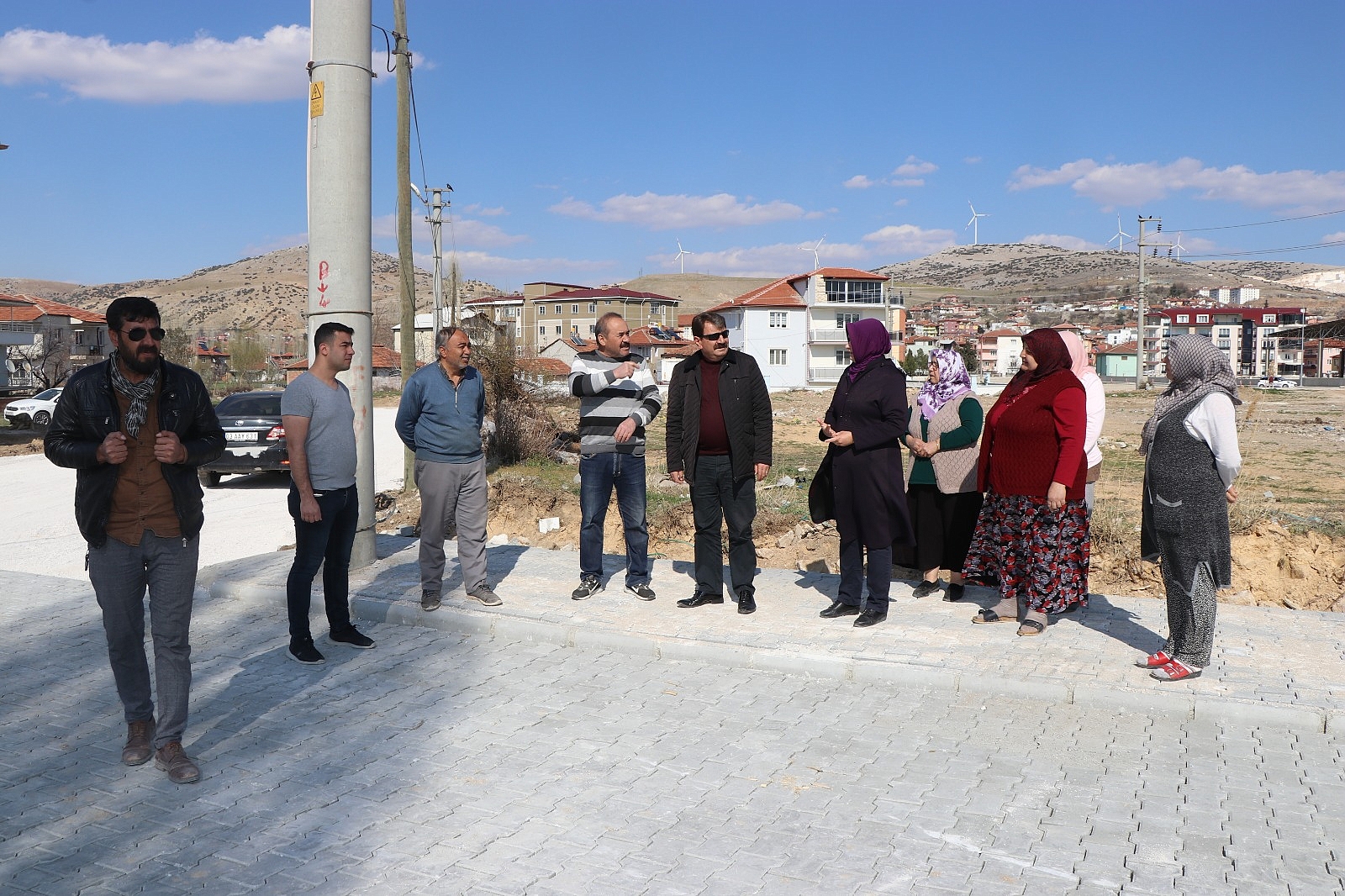 BAŞKAN SARI ÇALIŞMALARI YERİNDE İNCELEDİ