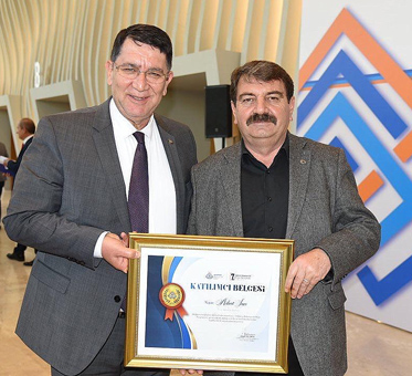 BAŞKAN SARI, 7. AKDENİZ BELEDİYECİLİK PROJE YARIŞMASI ÖDÜL TÖRENİNE KATILDI