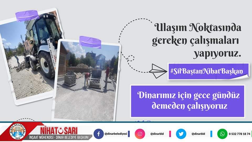 BAŞKAN SARI; “ULAŞIM NOKTASINDA GEREKLİ ÇALIŞMALARI GERÇEKLEŞTİRİYORUZ”