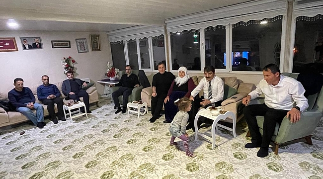 KAYMAKAM KAPANKAYA, KINIK’TA ŞEHİT İBRAHİM SARGININ AİLESİYLE BİRLİKTE İFTARINI AÇTI