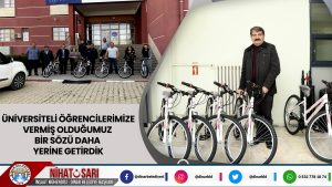 ÜNİVERSİTE ÖĞRENCİLERİMİZE VERDİĞİMİZ BİR SÖZÜ DAHA YERİNE GETİRDİK