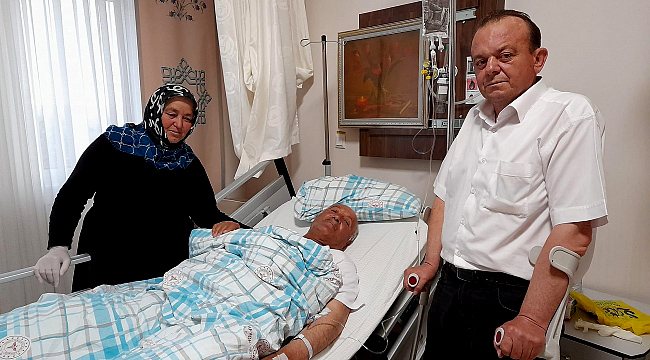 ŞEHİDİMİZİN BABASINA ALLAH’TAN ŞİFA DİLİYORUZ