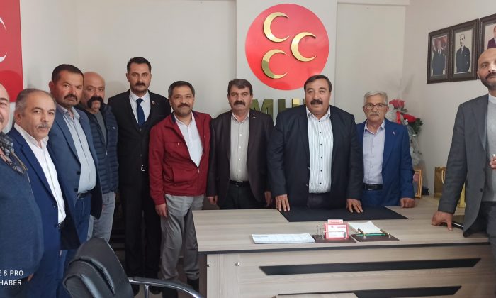 DİNAR MHP İLÇE BAŞKANLIĞINDA  BAYRAMLAŞMA