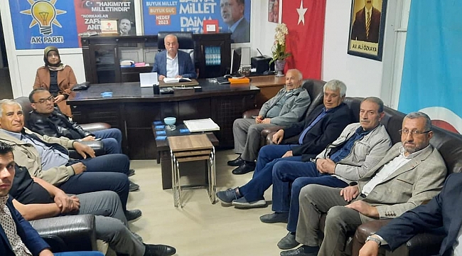 DİNAR AK PARTİ’DE HAFTALIK TOPLANTI YAPILDI