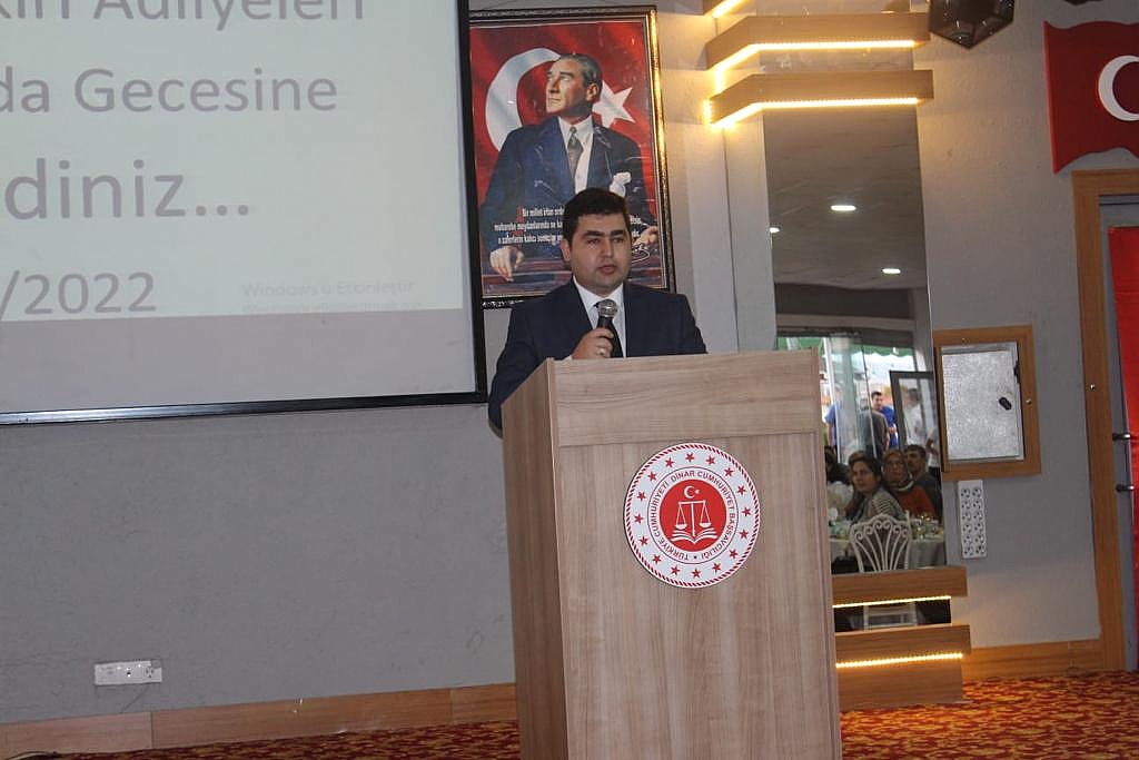 TAYİNİ ÇIKAN DİNAR BAŞSAVCISI ile HAKİM VE SAVCILAR İÇİN VEDA PROGRAMI YAPILDI 12 2022 06 23 22 31 47