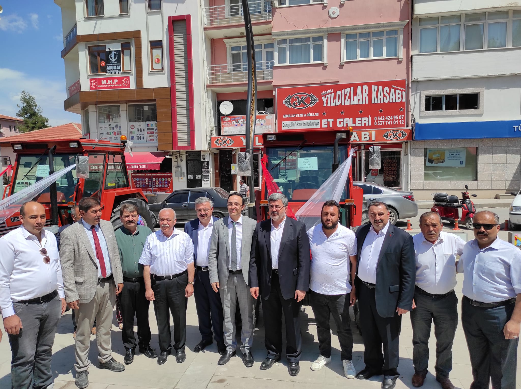 AK PARTİ MİLLETVEKİLLERİ ÖZKAYA VE YURDUNUSEVEN’İN DİNAR ZİYARETİ