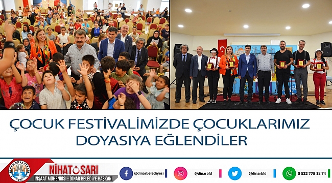 ÇOCUK FESTİVALİMİZDE ÇOCUKLARIMIZ DOYASIYA EĞLENDİLER
