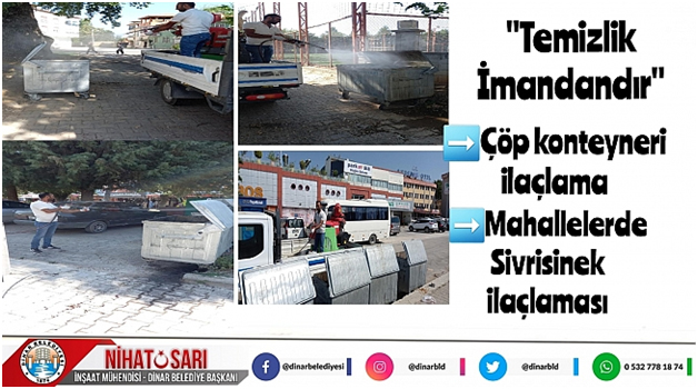 BAŞKAN SARI, “TEMİZLİK İMANDANDIR”