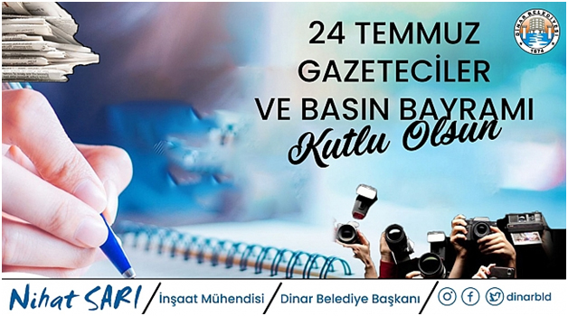 Belediye Başkanımız Nihat Sarı’dan Basın Bayramı Mesajı 1 Basliksiz 1 2