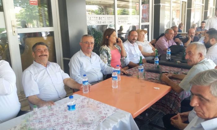 Merhum Başkanın Ceylan’ın Mevlit Yemeğinde Buluştular