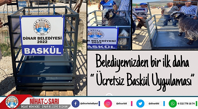 baskan sari kurban alacak vatandaslarimiz hayvan pazarimizda kurbanliklarini tartim yapabilecek