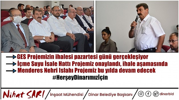 BAŞKAN SARI, “İLÇEMİZDE GÜZEL PROJELERE İMZA ATMAYA DEVAM EDİYORUZ”