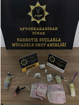 DİNAR’DA UYUŞTURUCU OPERASYONU