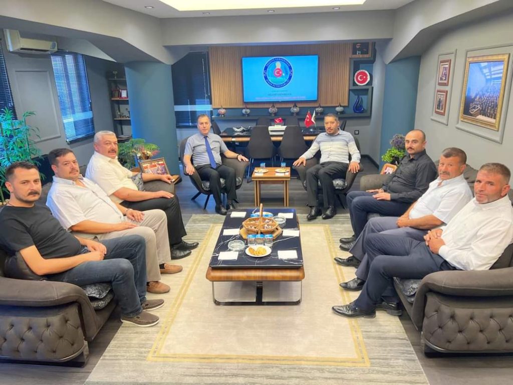 KAYMAKAM KAPANKAYA VEDA ZİYARETLERİNE DEVAM EDİYOR