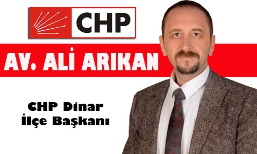 CHP İLÇE BAŞKANI AV. ALİ ARIKAN’DAN 30 AĞUSTOS MESAJI   