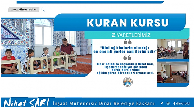 BAŞKAN SARI, “DİNİ EĞİTİMLERİN ALINDIĞI EN ÖNEMLİ YERLER CAMİLERİMİZDİR”