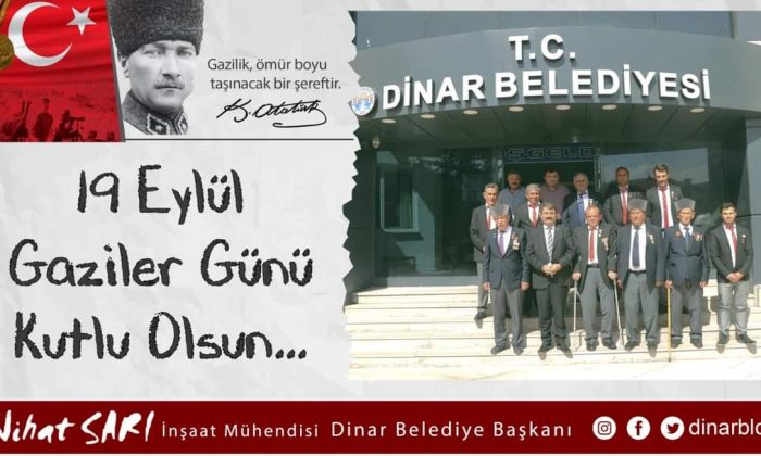 Belediye Başkanımız Nihat Sarı, “Gazilerimiz fedakarlığın simgesidir”