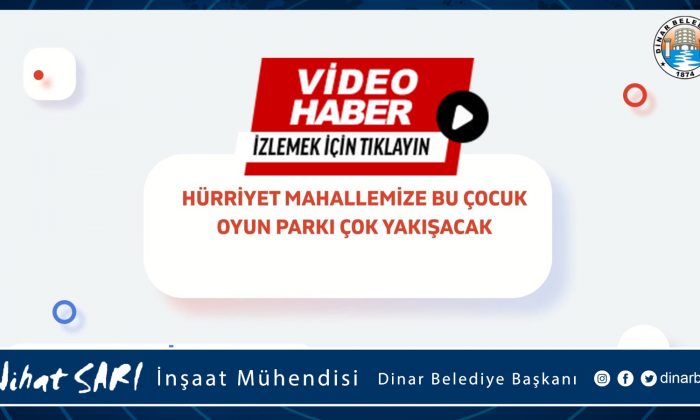 Çocuk Oyun Parkımız Hürriyet Mahallemize çok yakışacak