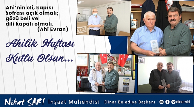 Belediye Başkanımız Nihat Sarı, “Ahilik Haftası Kutlu Olsun” 1 belediye baskanimiz nihat sari ahilik haftasi kutlu olsun