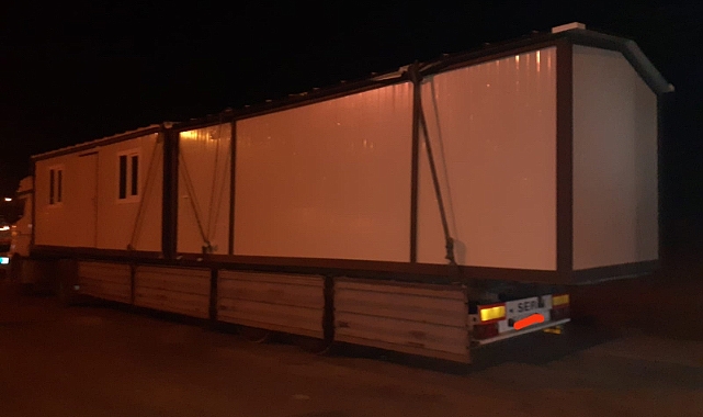 DENİZLİ’DE ÇALINAN KONTEYNERLERİ DİNAR POLİSİ YAKALADI