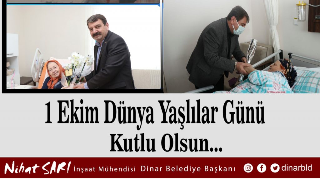 BELEDİYE BAŞKANIMIZ NİHAT SARI’DAN YAŞLILAR GÜNÜ MESAJI