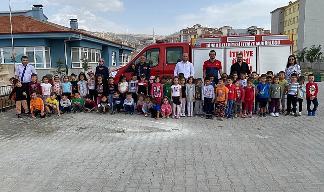 DİNAR ŞEHİT MUHAMMET BAYRAM ANAOKULU İTFAİYE HAFTSINI KUTLADI