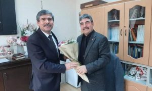 DİNAR EĞİTİM BİR-SEN YENİ YÖNETİMİNDEN UFUK TAŞBAŞ’A NEZAKET ZİYARETİ