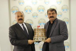 DİTSO Başkanı Özcan ve yönetiminden Belediye Başkanımız Nihat Sarı’ya nezaket ziyareti