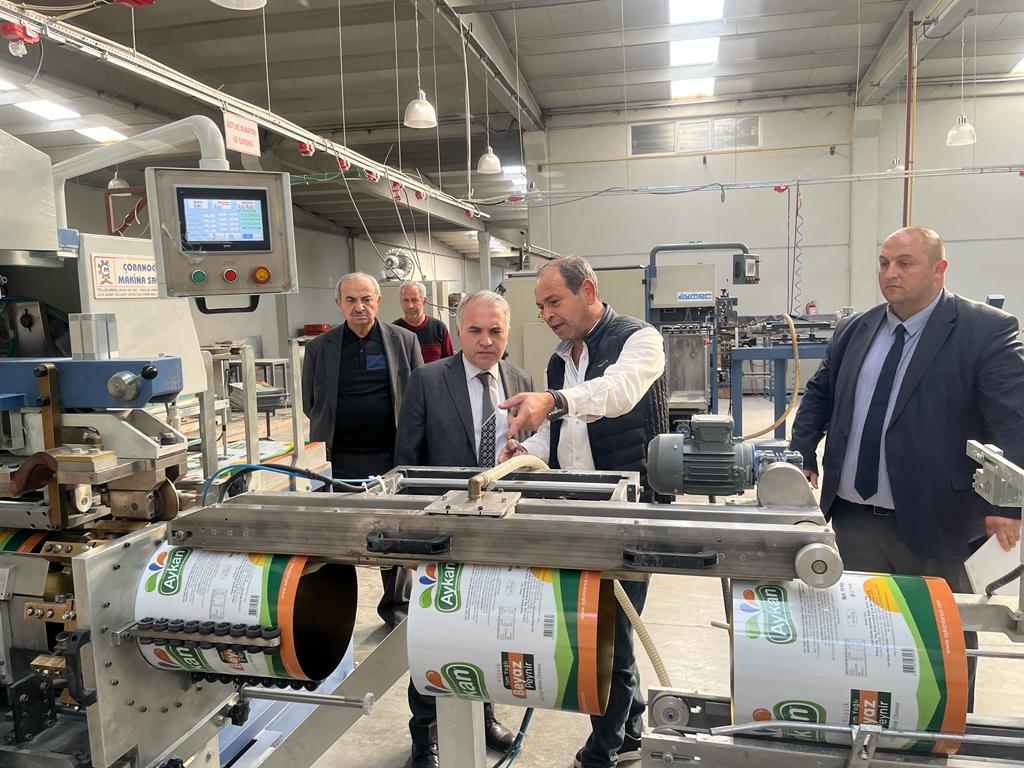 KAYMAKAM DURU DİNAR OSB’Yİ ZİYARET ETTİ