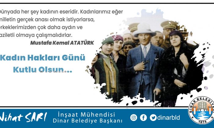 Belediye Başkanımız Nihat Sarı’dan Kadın Hakları Günü Mesajı