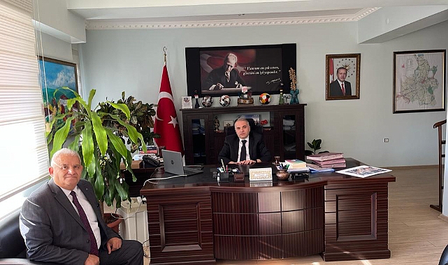 MEHMET ÖZTÜRK’TEN KAYMAKAM DURU’YA ZİYARET