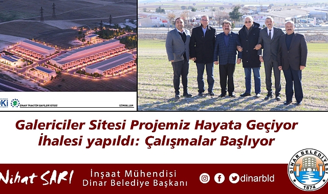 GALERİCİLER SİTESİ PROJEMİZİN İHALESİ YAPILDI: ÇALIŞMALAR BAŞLIYOR