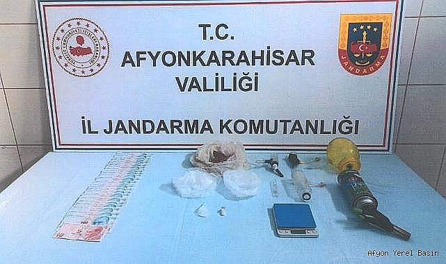 DİNAR TATARLI’DA JANDARMADAN UYUŞTURUCU OPERASYONU