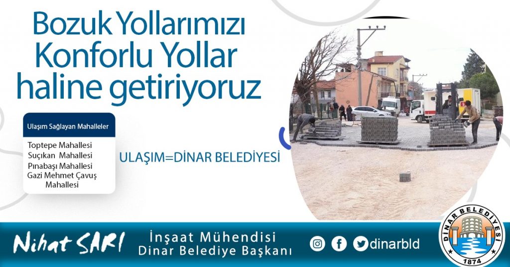 BOZUK YOLLARIMIZI KONFORLU YOLLAR HALİNE GETİRİYORUZ