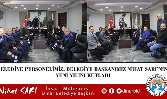belediye personelimiz belediye baskanimiz nihat sari nin yeni yilini kutladi 8028