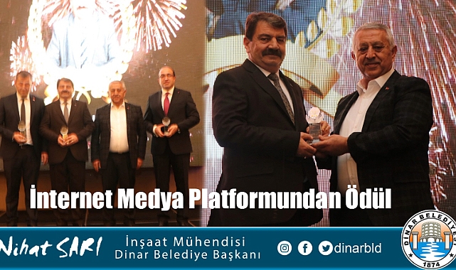 İNTERNET MEDYA PLATFORMUNDAN NİHAT SARI ÖDÜL ALDI