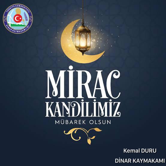 Kaymakam Duru Miraç Kandilini Kutladı