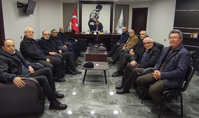 Dinar Türk Ocaklarından Belediye Başkanımız Nihat Sarı’ya ziyaret 