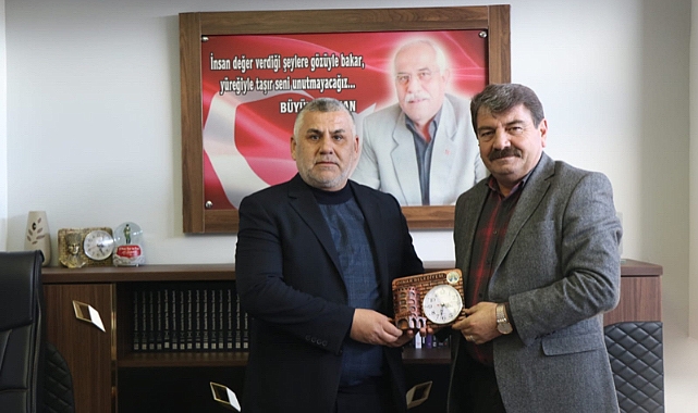 Belediye Başkanımız Nihat Sarı’dan Taşıyıcılar Kooperatifine teşekkür ziyareti