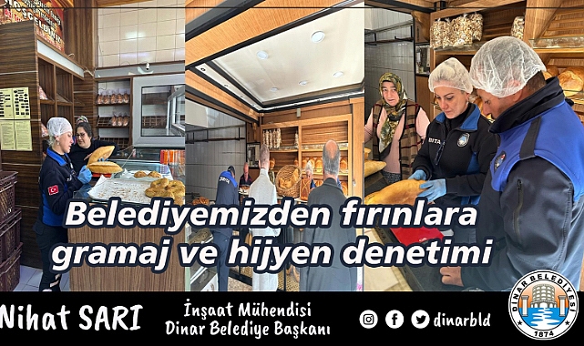 Belediyemizden fırınlara gramaj ve hijyen denetimi 1 bld 8